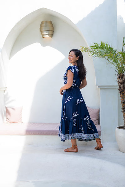 Gypsy dress - Navy fern - Batik - Gypsy Of Eden